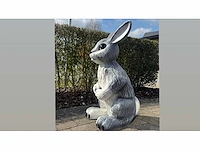 Bunny / konijn h85cm grey - afbeelding 2 van  2