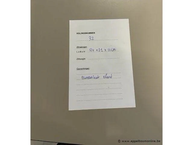 Buraeukast eiland afm plm 124 x 81 x 111 cm - afbeelding 2 van  2