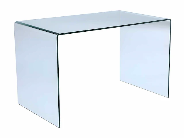 Bureau - gebogen glas - transparant - afbeelding 2 van  5
