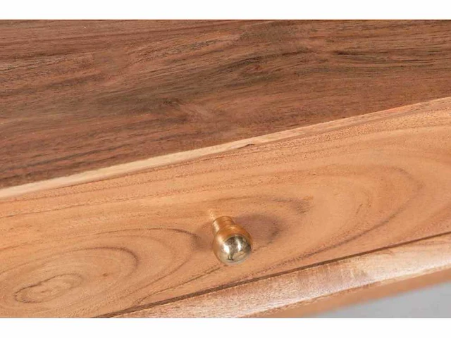 Bureau - retro - acacia - large - afbeelding 3 van  4