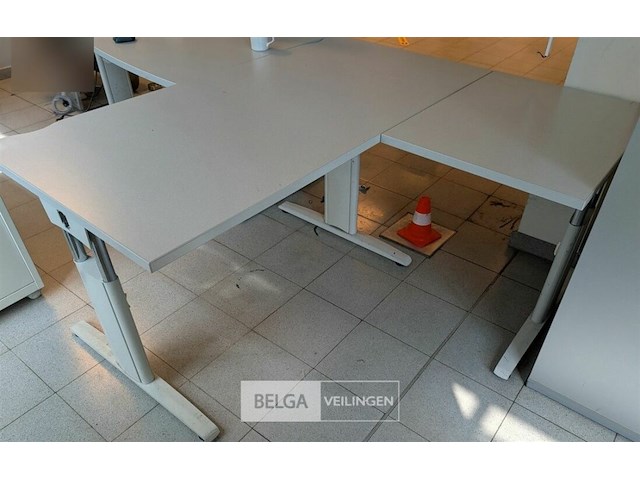 Bureau 160x80 + 60x80 cm - afbeelding 1 van  1