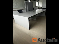 Bureau 4 werkplekken bank fantoni quaranta 5 (ref9870-041) - afbeelding 4 van  4