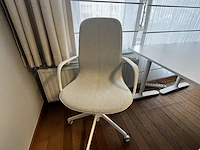 Bureau eiland incl 3 werkplekken + 2 stoelen & akoestische schermen - afbeelding 8 van  13