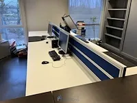 Bureau eiland met 3 ladenblokken - afbeelding 2 van  9