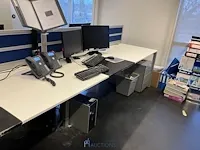 Bureau eiland met 3 ladenblokken - afbeelding 5 van  9