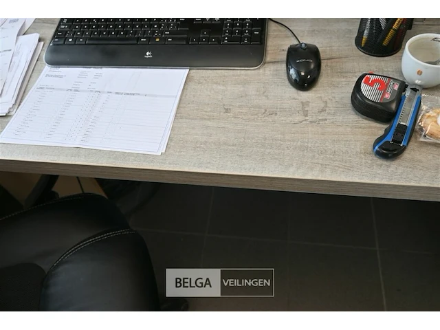 Bureaublad 2-voudig met onderblok - afbeelding 2 van  4