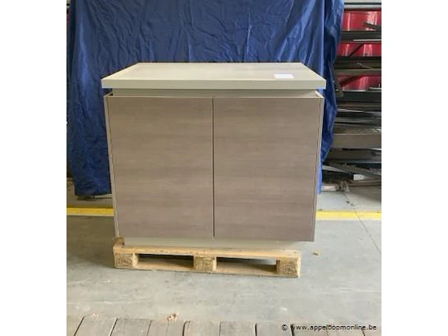 Bureaukast eiland afm plm 124 x 81 x 111 cm - afbeelding 1 van  2