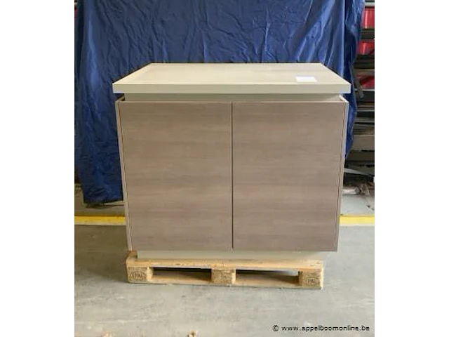 Bureaukast eiland afm plm 124 x 81 x 111 cm - afbeelding 1 van  2