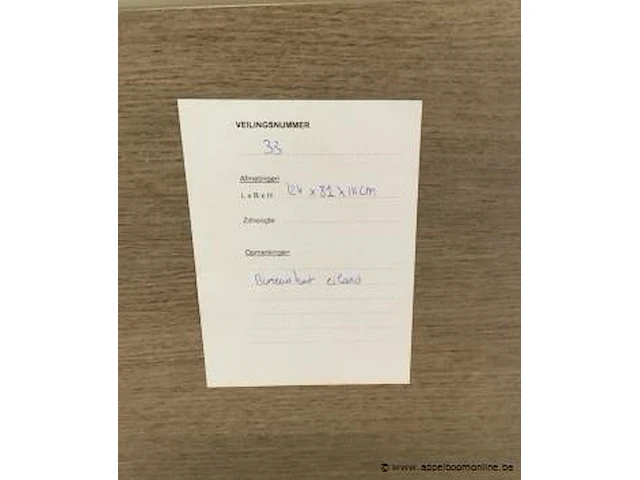 Bureaukast eiland afm plm 124 x 81 x 111 cm - afbeelding 2 van  2