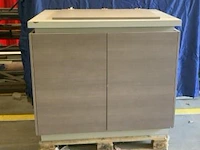 Bureaukast eiland afm plm 124 x 81 x 111 cm - afbeelding 1 van  2