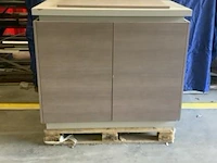 Bureaukast eiland afm plm 124 x 81 x 111 cm - afbeelding 1 van  2