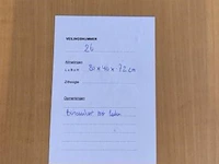 Bureaukast met laden afm plm 80 x 40 x 72 cm - afbeelding 2 van  2