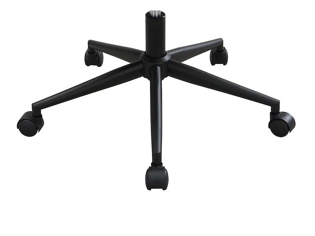 Bureaustoel - getextureerde stof - beige - verstelbare hoogte - afbeelding 5 van  7