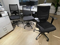 Bureaustoelen, 3 stuks