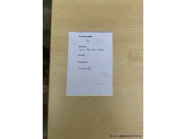 Bureautafel afm plm 160 x 80 x 76 cm - afbeelding 2 van  2