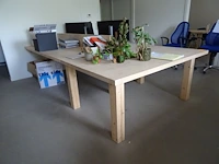 Bureautafel in hout - afbeelding 2 van  2