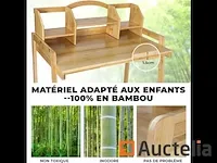 Bureautafel kind garcon bamboe meisje - afbeelding 5 van  6
