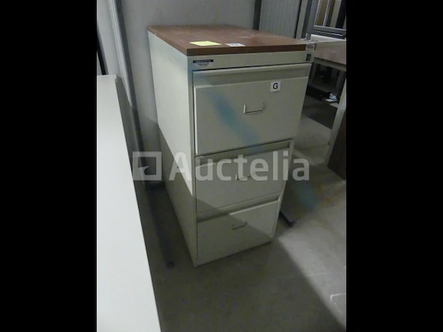 Bureautafel + ladeblok voor het ophangen van dossiers - afbeelding 2 van  8