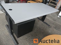 Bureautafel met ladekast - afbeelding 3 van  6