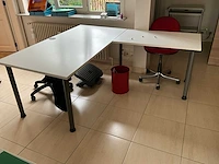 Bureautafel met mobiel bijzettafeltje - afbeelding 1 van  8