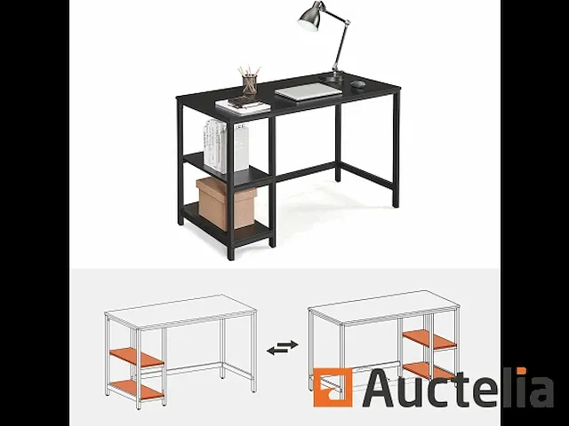 Bureautafel met opslag, computer tafel - afbeelding 6 van  8