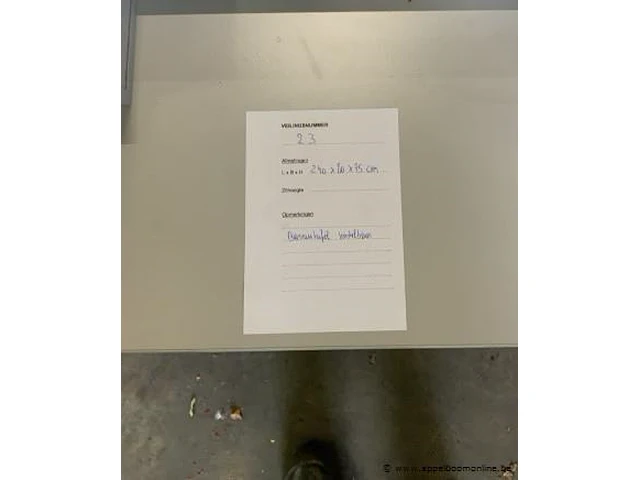 Bureautafel verstelbaar afm plm 240 x 80 x 75 cm - afbeelding 2 van  2