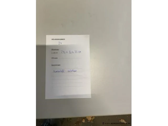 Bureautafel verstelbaar afm plm 240 x 80 x 75 cm - afbeelding 2 van  2