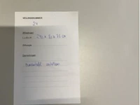 Bureautafel verstelbaar afm plm 240 x 80 x 75 cm - afbeelding 2 van  2