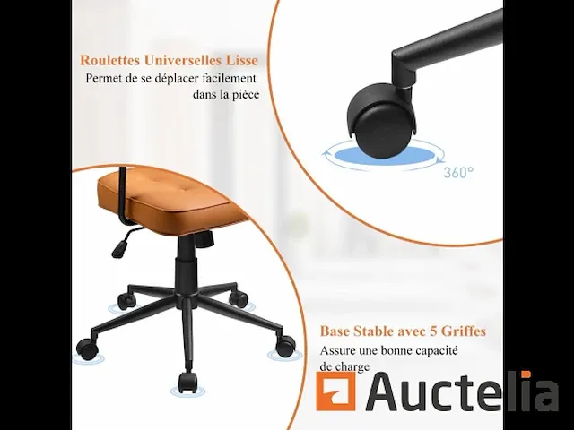 Bureautafel zetel-rocker rugleuning-armleuning - afbeelding 8 van  12
