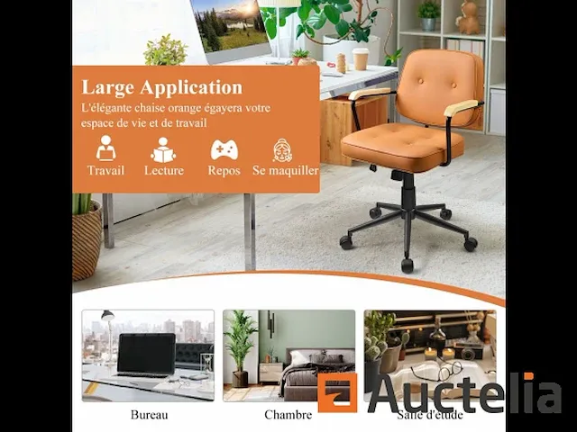 Bureautafel zetel-rocker rugleuning-armleuning - afbeelding 9 van  12