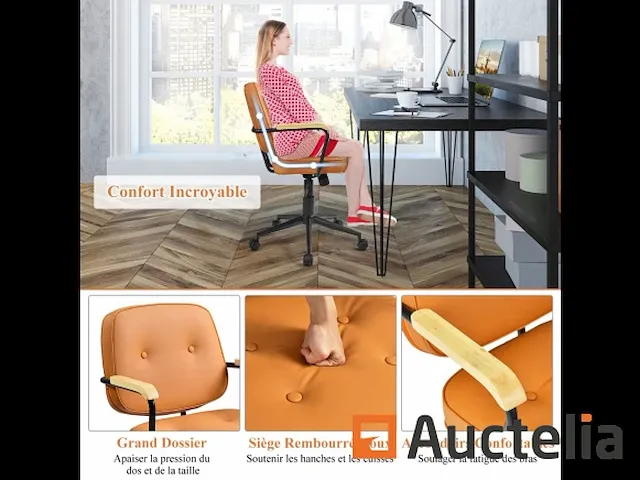 Bureautafel zetel-rocker rugleuning-armleuning - afbeelding 12 van  12