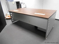 Bureel formica 200x100x74 incl 2 ladenblok - afbeelding 3 van  3