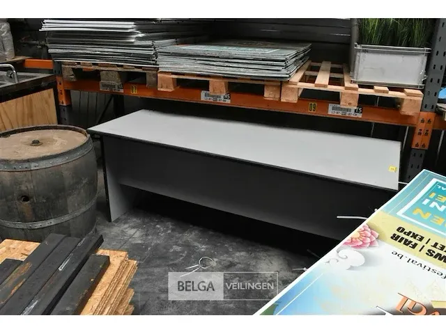 Bureeltafel hout 180x80x72 - afbeelding 1 van  4