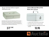 Burgwachter 5030 spaarpot, burgwachter 5012 muntendoos