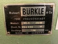 Bürkle - bsl-n 250/90 - bandschuurmachine - afbeelding 8 van  8