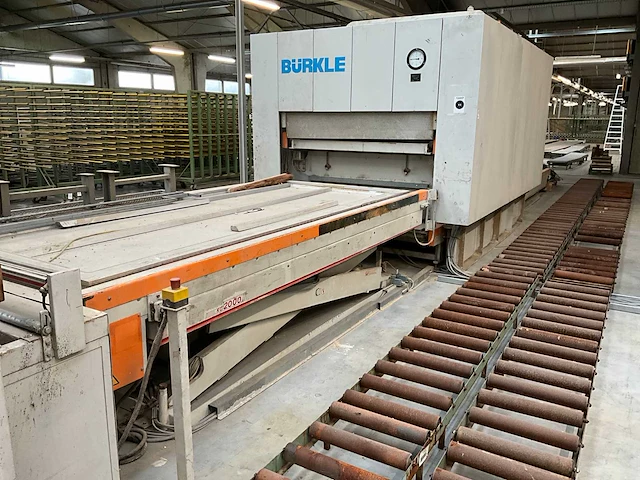Bürkle - btf 1634/60 - membraanpers - 1997- houtbewerking - houtbewerkingsmachines - afbeelding 1 van  7