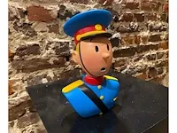Buste van kuifje (als militair) - saint emett - afbeelding 1 van  3