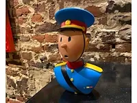 Buste van kuifje (als militair) - saint emett - afbeelding 3 van  3