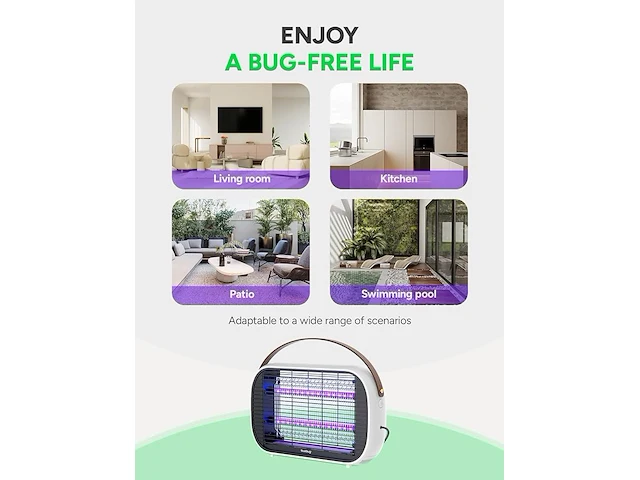 Buzbug led insectenverdelger - afbeelding 2 van  4