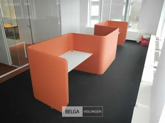 Buzzi space akoestische multi workbench voor 3 personen - afbeelding 1 van  4
