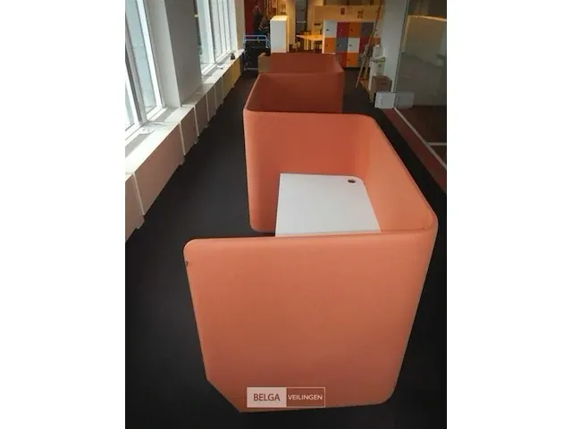 Buzzi space akoestische multi workbench voor 3 personen - afbeelding 3 van  4