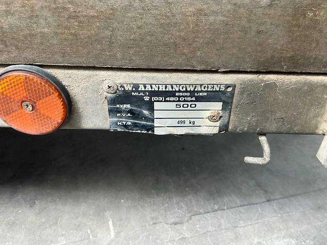 B.w 500 aanhangwagen - afbeelding 2 van  10
