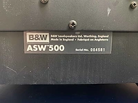 B&w asw 500 actieve subwoofer - afbeelding 3 van  4