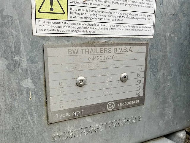 Bw kraan 02t aanhangwagen - afbeelding 16 van  28