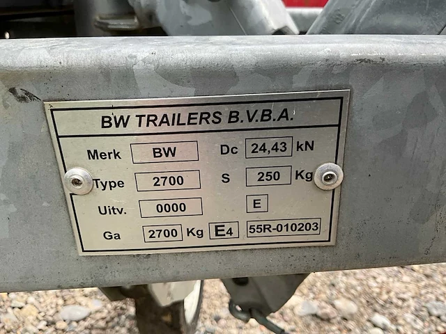 Bw kraan 02t aanhangwagen - afbeelding 17 van  28