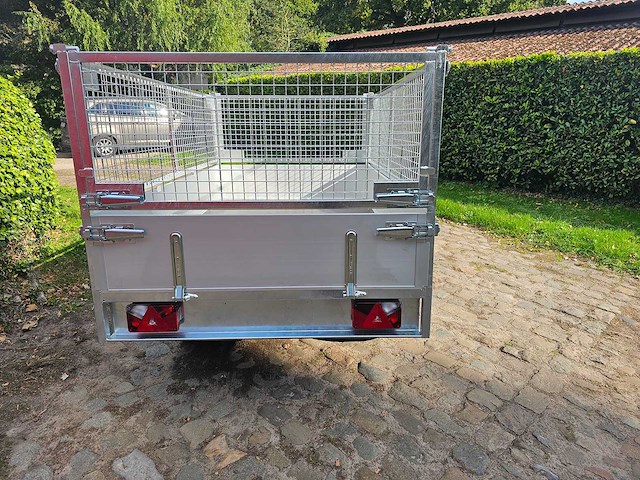 Bw trailers - 2025 - nieuw - kipper met opbouw draadnet - afbeelding 9 van  13