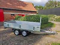 Bw trailers - 2025 - nieuw - ongeremde plateau aanhangwagen - afbeelding 1 van  8
