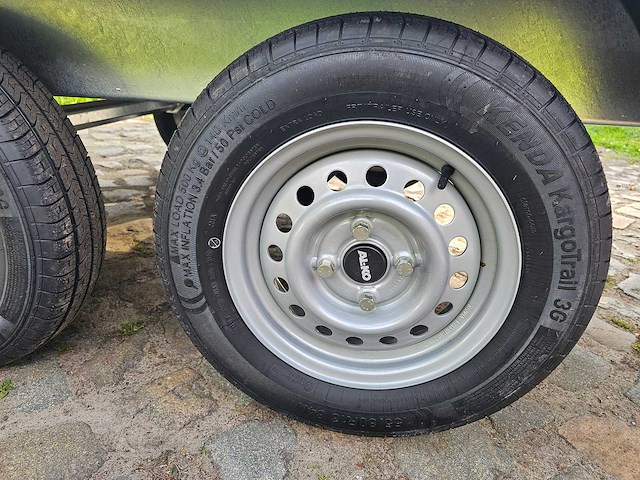 Bw trailers - 2025 - nieuw - ongeremde plateau aanhangwagen - afbeelding 5 van  8