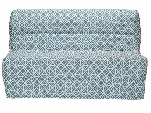 Bz bank 100% coton hemelsblauw - graphique print - afbeelding 3 van  4