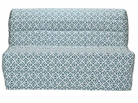 Bz bank 100% coton hemelsblauw - graphique print - afbeelding 3 van  4
